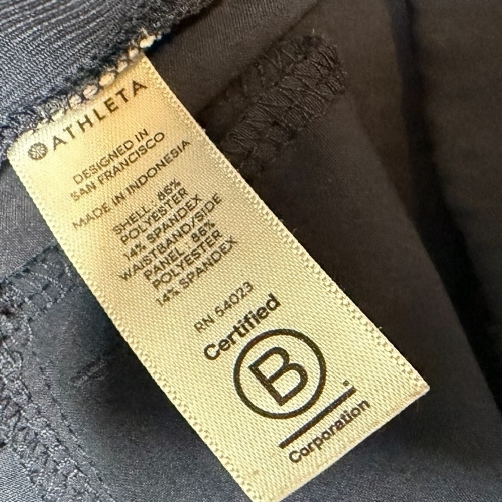 ATHLETA Brooklyn Mid Rise Ankle Pant Navy Blue Size 6 - Picture 6 of 8